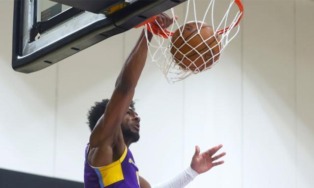 爱游戏官网-布朗尼轰31分隔扣2米11中锋，詹皇：年轻的国王起飞